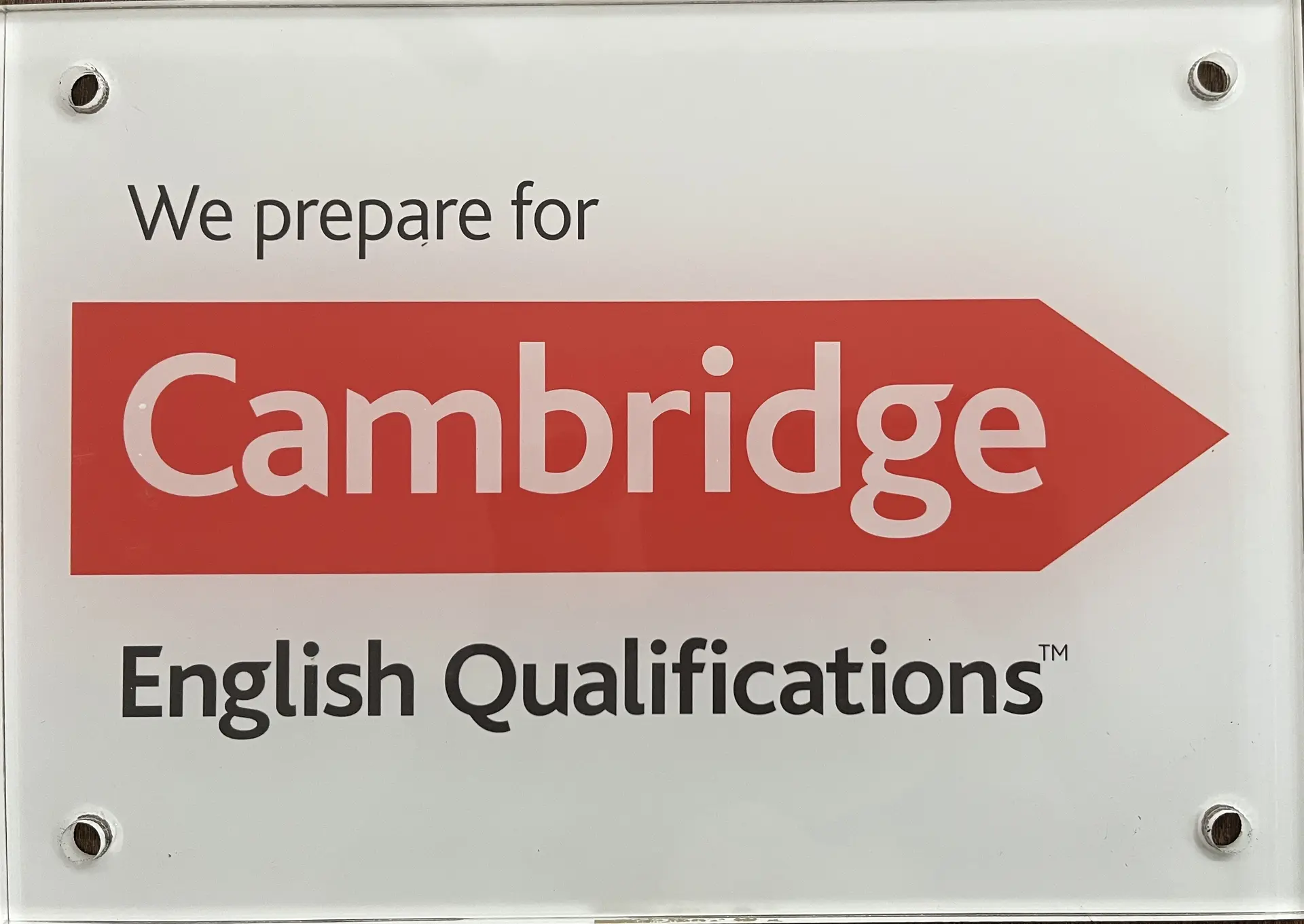 Cambridge English Qualifications Award